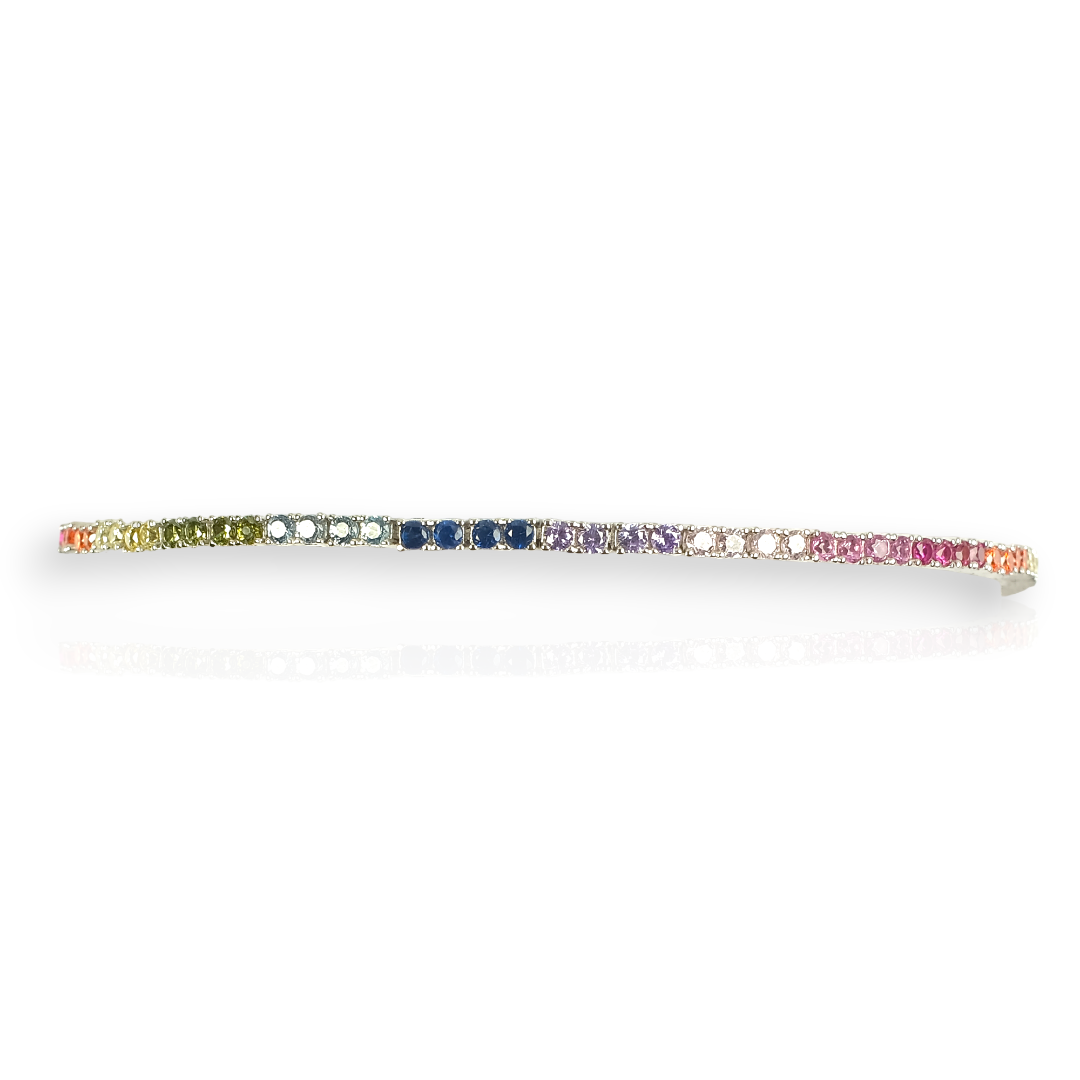 Multicolor crystal fashionable bracelet