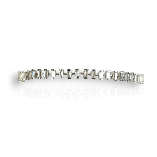 Silver coated bracelet