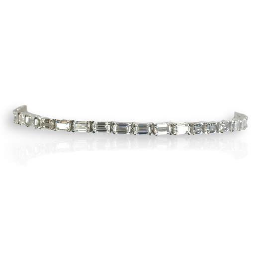 Sliver cylindrical design bracelet