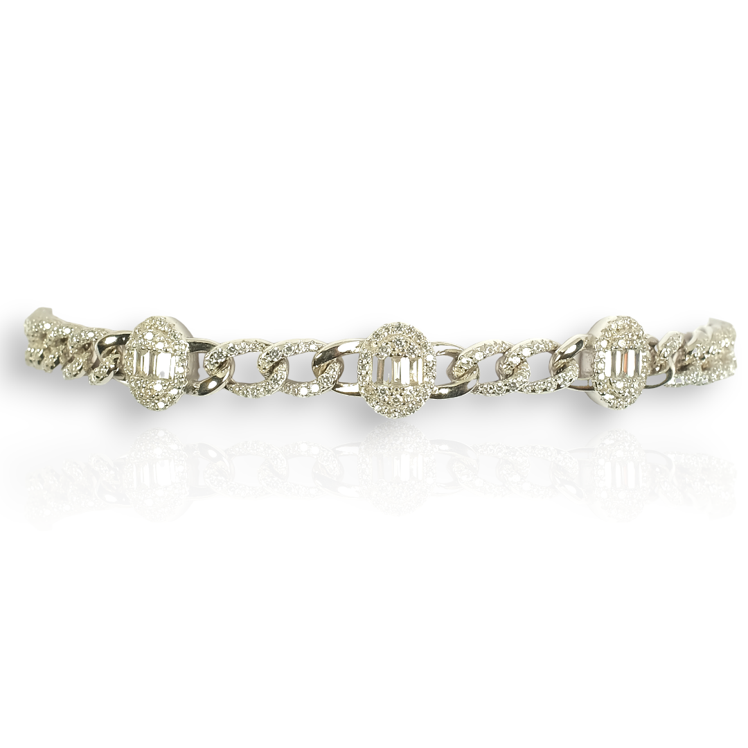 Titanic silver cuff bracelet