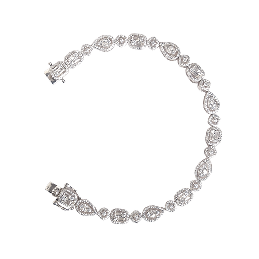 Prerto Dainty Diamond Bracelet