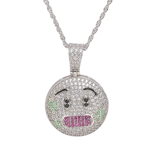 Hushed Emoji Pendant