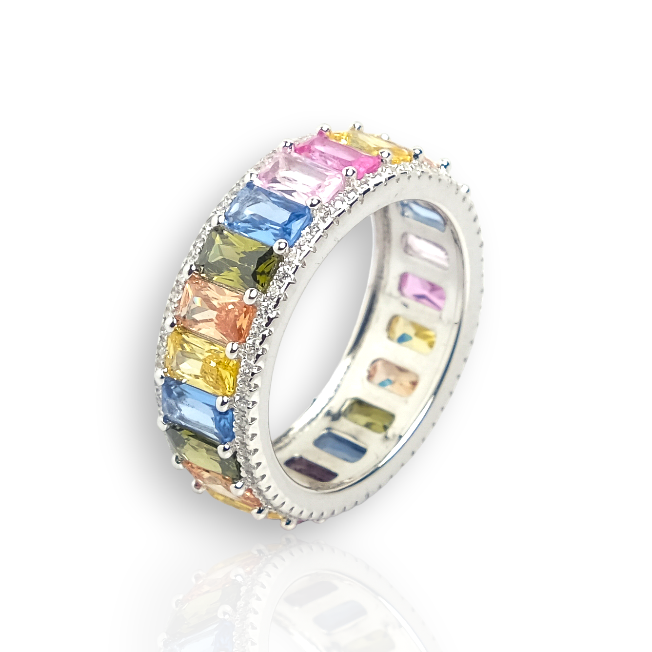Irise Eternity Multicolor Ring