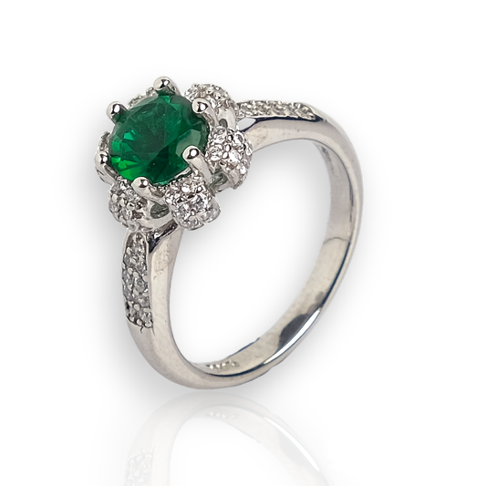 Green Emerald Ring