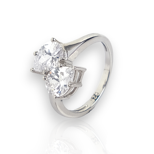 Pear Shaped Diamond Ring