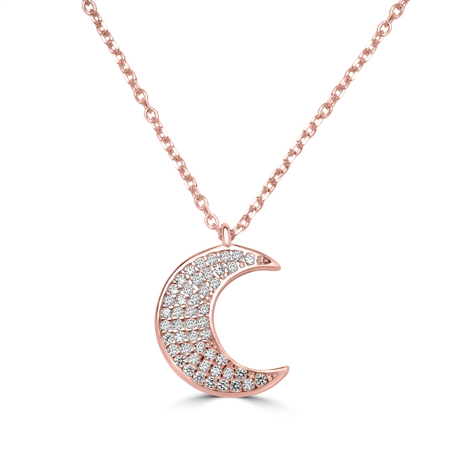 Rose Gold Moon Shaped Charms