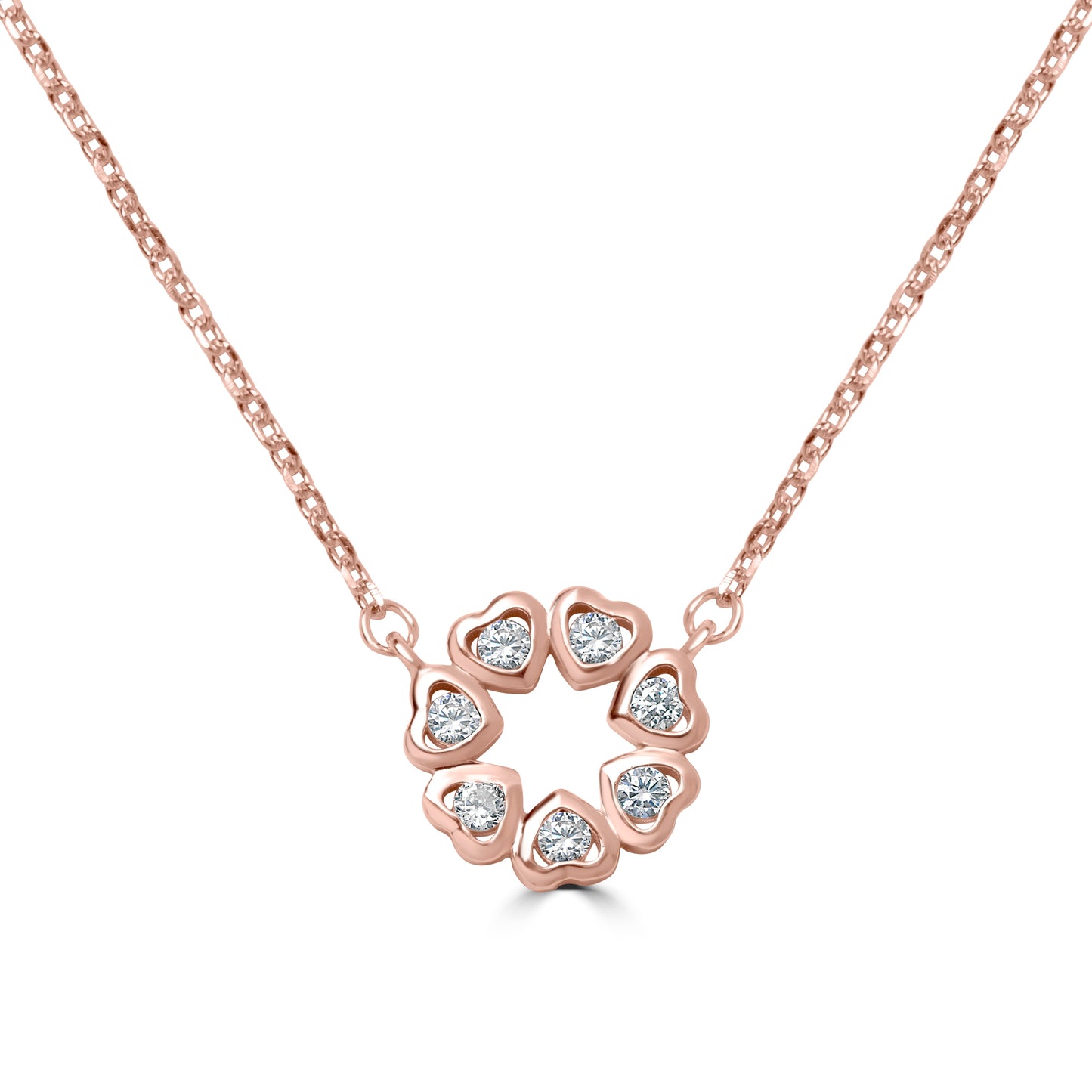 Rose gold Little Heart Necklace