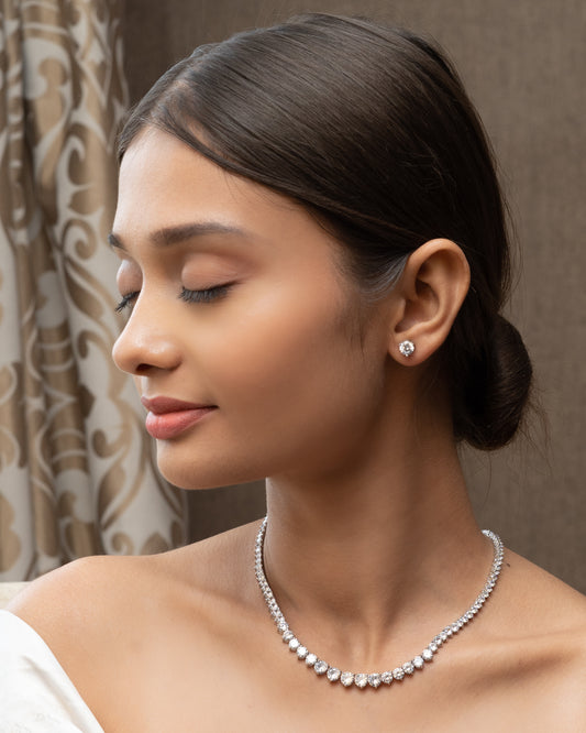 Silver Elegant Pear-Shaped Sets