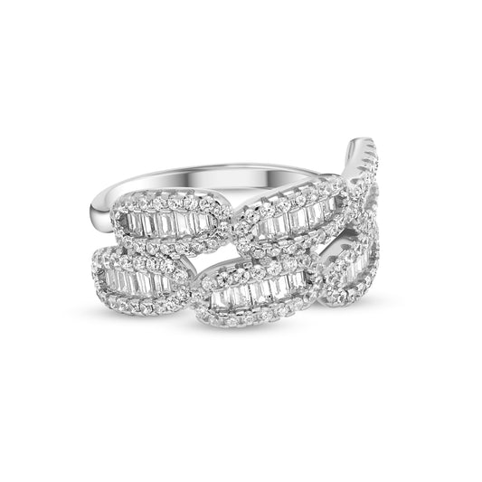 Silver Attractive Adjustable Ring